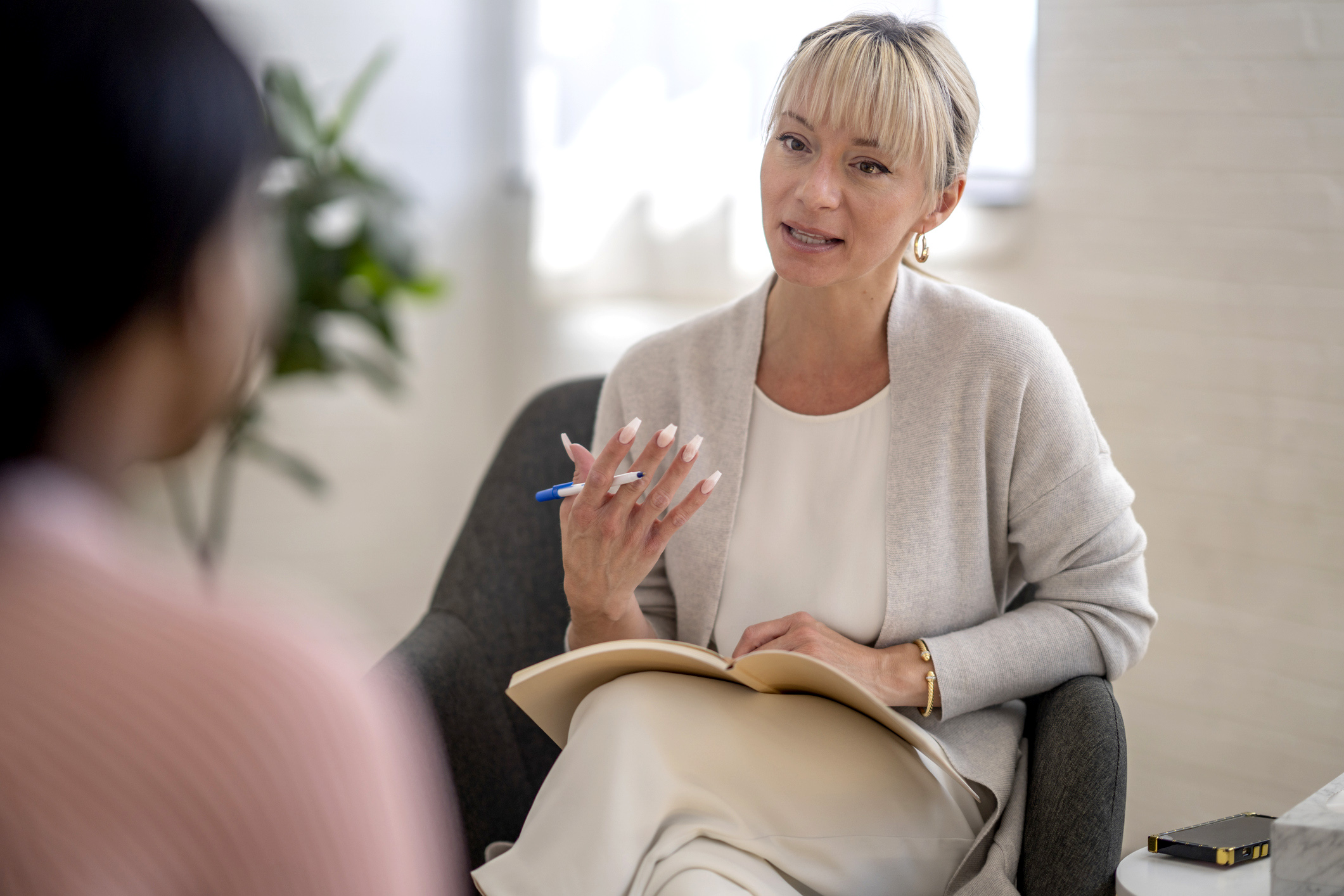 Young Woman in a Counseling Session